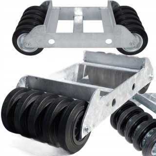 WÓZEK TRANSPORTOWY ROLKA SERWISOWA POD PRÓG URWANE KOŁO 1200kg