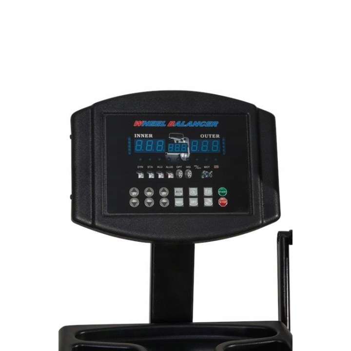 WYWAŻARKA DO KÓŁ OPON AUTOMAT LASER 230V 10-24" 6 programów ALUFELGI