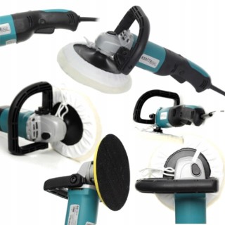 MOCNA POLERKA SAMOCHODOWA 1200W 180MM WALIZKA
