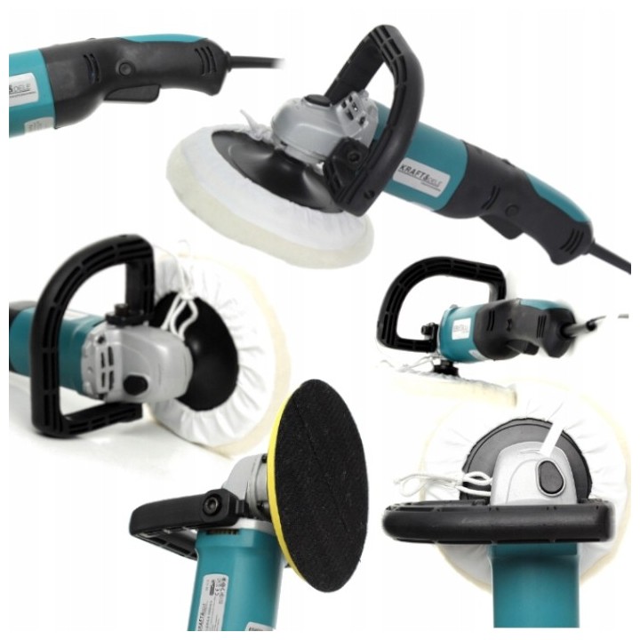 MOCNA POLERKA SAMOCHODOWA 1200W 180MM WALIZKA