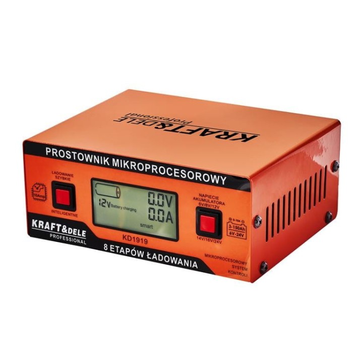 Prostownik MIKROPROCESOROWY Akumulatorowy 6 12 24V