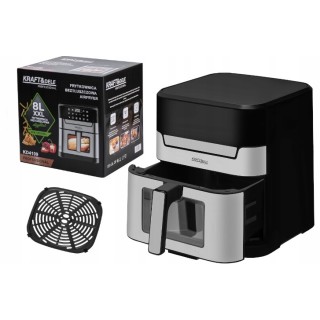 FRYTKOWNICA BEZTŁUSZCZOWA AIR FRYER 8L XXL - dotykowy ekran + programy
