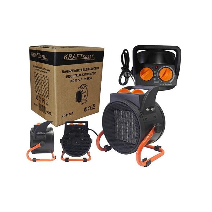 NAGRZEWNICA ELEKTRYCZNA DMUCHAWA farelka 2500W 2.5