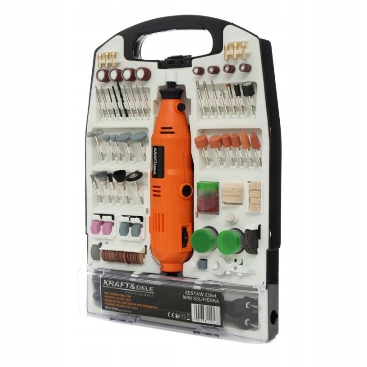 MINI SZLIFIERKA FREZARKA DREMEL+AKCESORIA 235el.