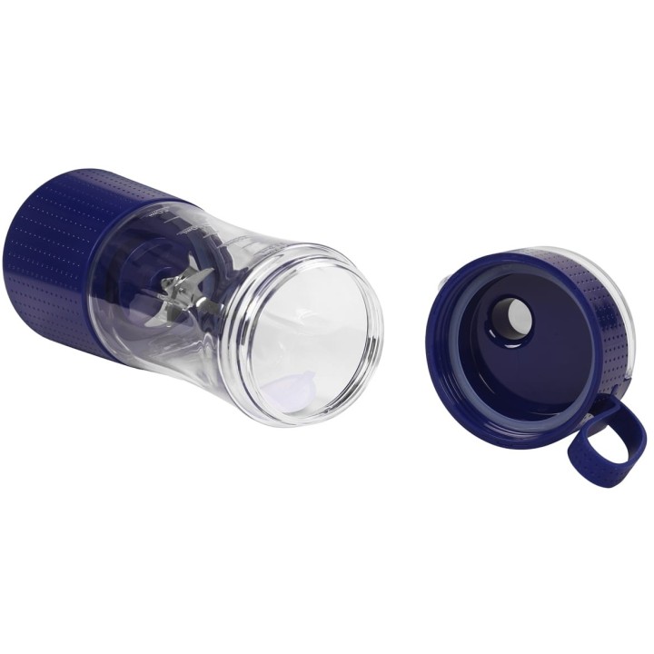 Blender przenośny bezprzewodowy akumulatorowy niebieski USB-C 380ml / 2x3000mAh