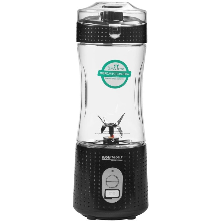 Blender przenośny bezprzewodowy akumulatorowy USB-C 380ml / 2x3000mAh