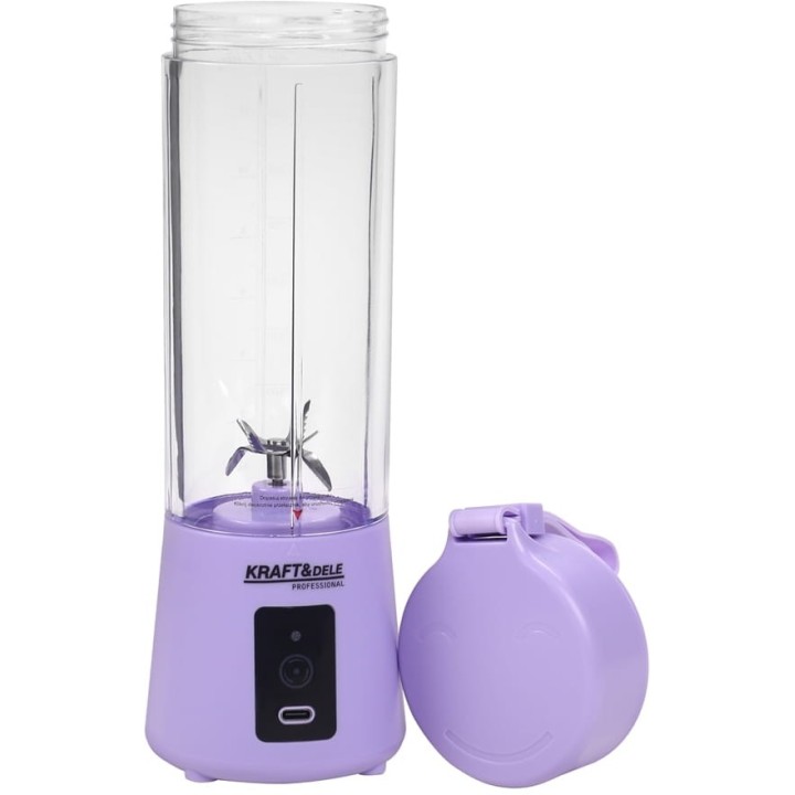 Blender przenośny bezprzewodowy akumulatorowy USB-C 400ml / 2x3000mAh