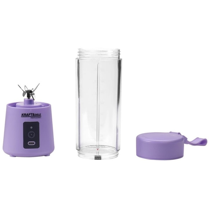 Blender przenośny bezprzewodowy akumulatorowy USB-C 400ml / 2x3000mAh