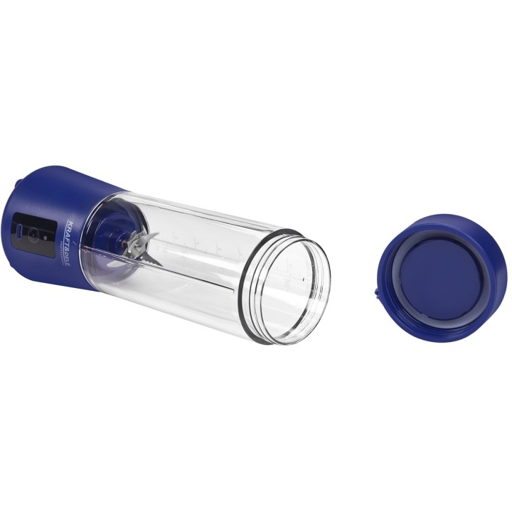 Blender przenośny bezprzewodowy akumulatorowy niebieski USB-C 400ml / 2x3000mAh