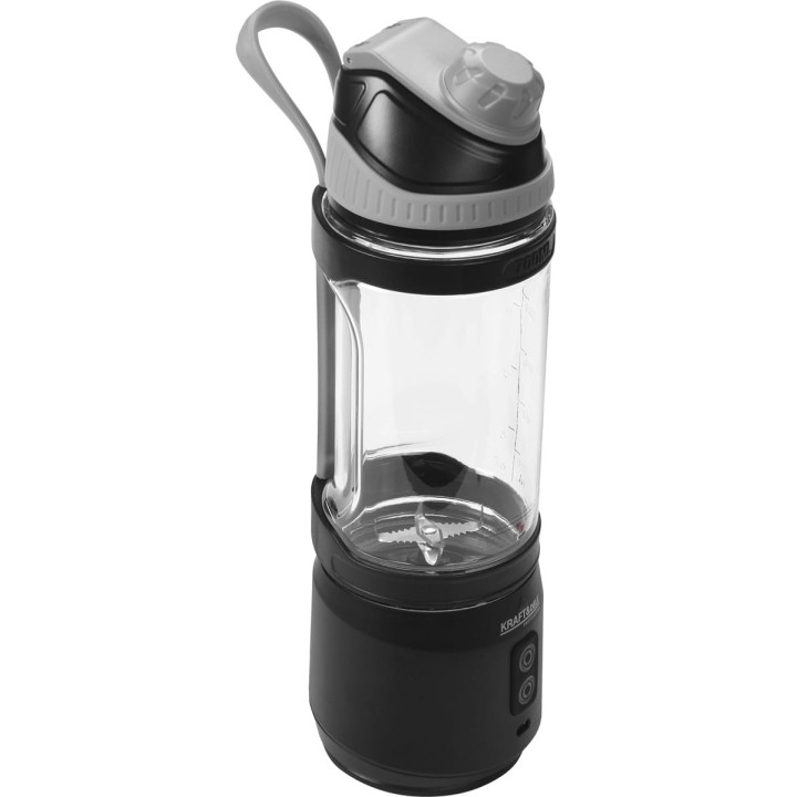 BLENDER przenośny bezprzewodowy AKUMULATOROWY czarny USB-C 700ML 2x2500mAh