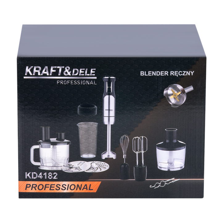 Blender 1500W mikser duży zestaw 3 miski + turbo