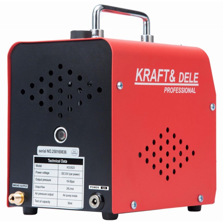 Generator dymu do sprawdzania szczelności układów 12V 20l/min 30ml