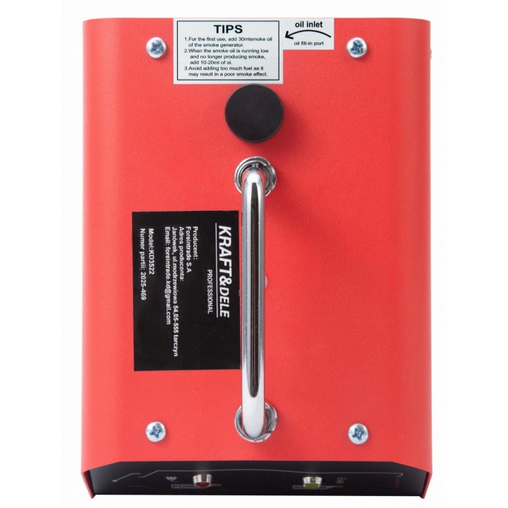 Generator dymu do sprawdzania szczelności układów 12V 18l/min 30ml