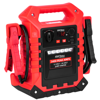 Urządzenie rozruchowe JUMP-STARTER 1200/700A 12V/24V TIR 3w1 kompresor zestaw ratunkowy