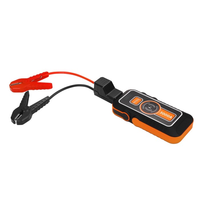 Jump Starter Powerbank QC ładowanie bezprzewodowe + etui 16000mAh + LED