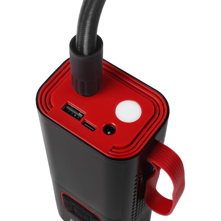 KOMPRESOR AKUMULATOROWY 85W 7800mAh powerbank LED