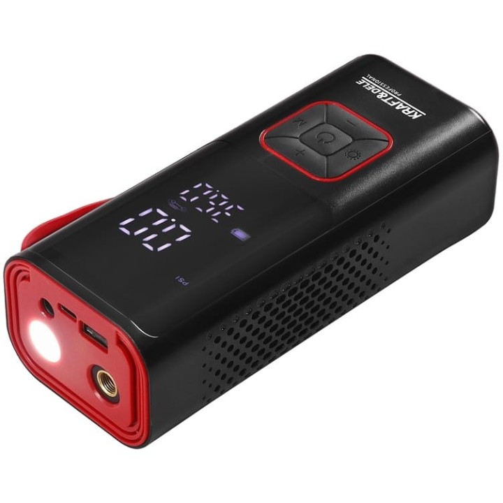 KOMPRESOR AKUMULATOROWY 85W 7800mAh powerbank LED