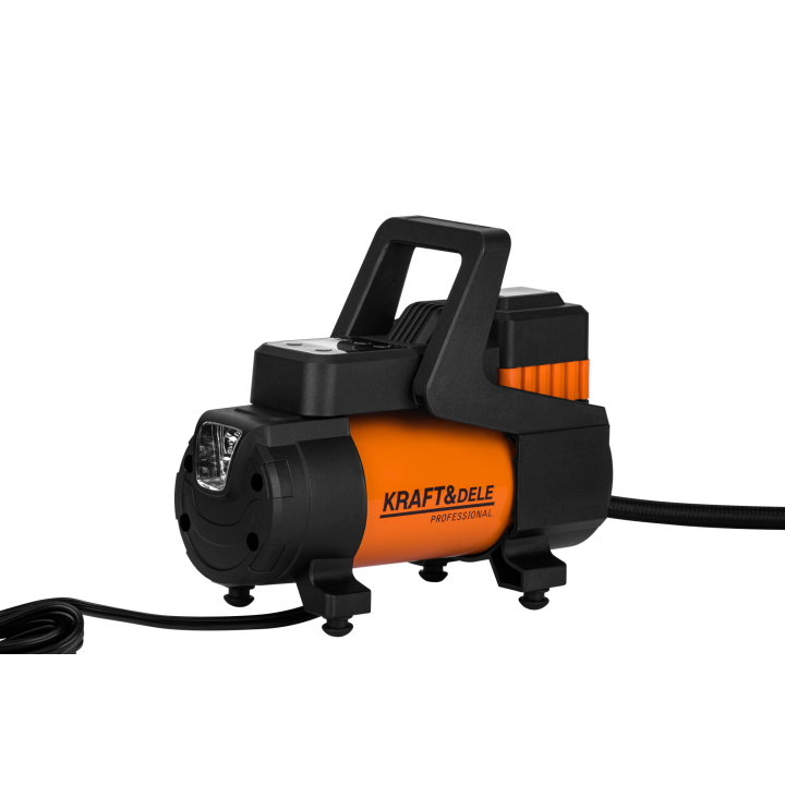 KOMPRESOR SAMOCHODOWY 12V 168W wyświetlacz + LED + torba