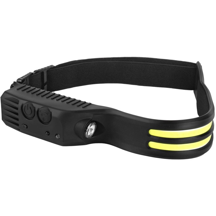 LATARKA LED CZOŁOWA akumulatorowa 1200mAh COB XPE USB-C