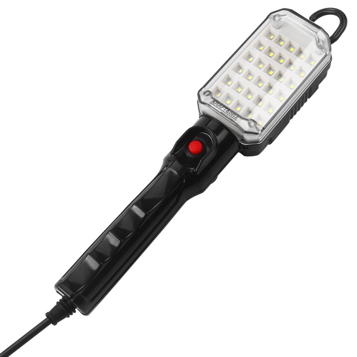 Latarka LAMPKA LAMPA WARSZTATOWA LED 15W z magnesem haczykiem 220V