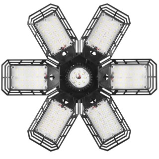 LAMPA WARSZTATOWA LED SUFITOWA SKŁADANA 180W 18500LM E27