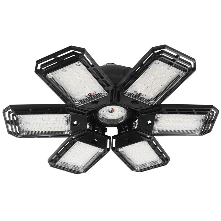 LAMPA WARSZTATOWA LED SUFITOWA SKŁADANA 180W 18500LM E27