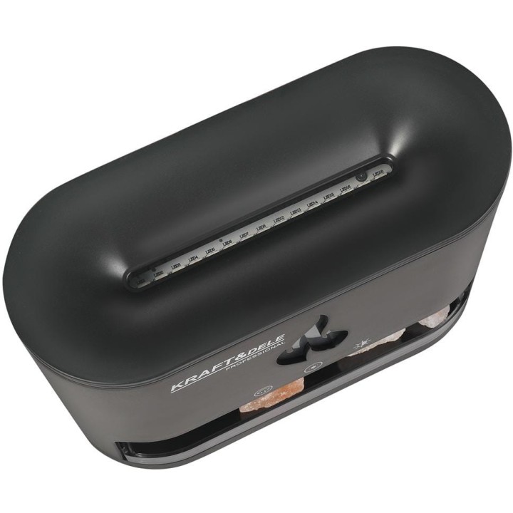 NAWILŻACZ POWIETRZA KOMINEK LAMPKA NOCNA EFEKT PŁOMIENIA LED DYFUZOR SÓL USB-C