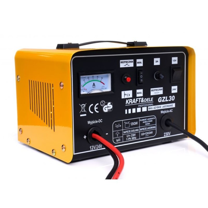 PROSTOWNIK MIKROPROCESOROWY AKUMULATOROWY 30A 90-250Ah 12/24V