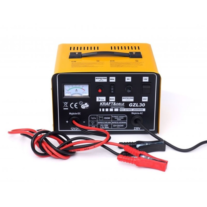 PROSTOWNIK MIKROPROCESOROWY AKUMULATOROWY 30A 90-250Ah 12/24V