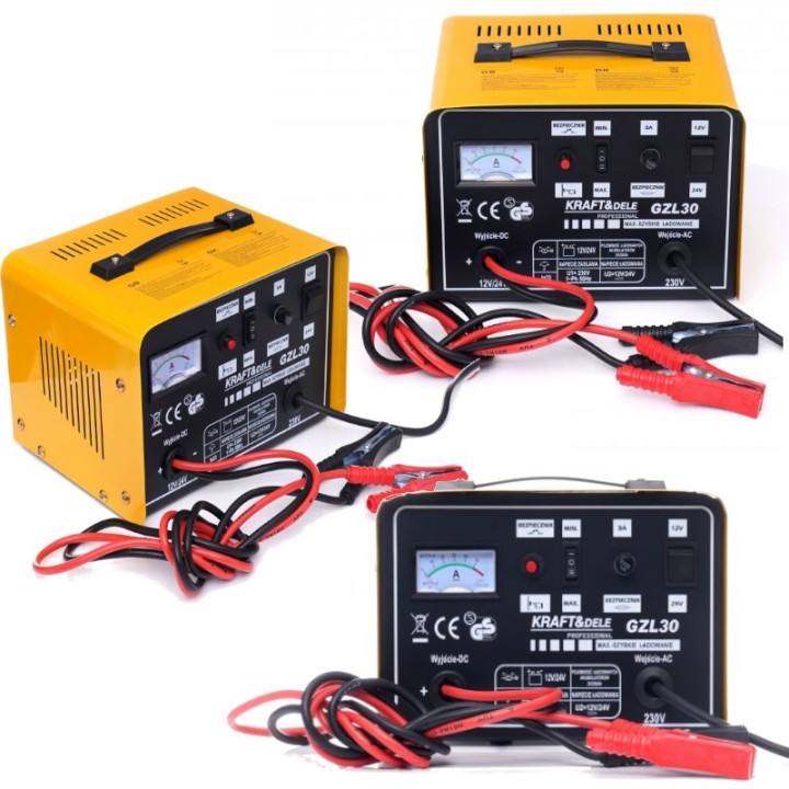PROSTOWNIK MIKROPROCESOROWY AKUMULATOROWY 30A 90-250Ah 12/24V