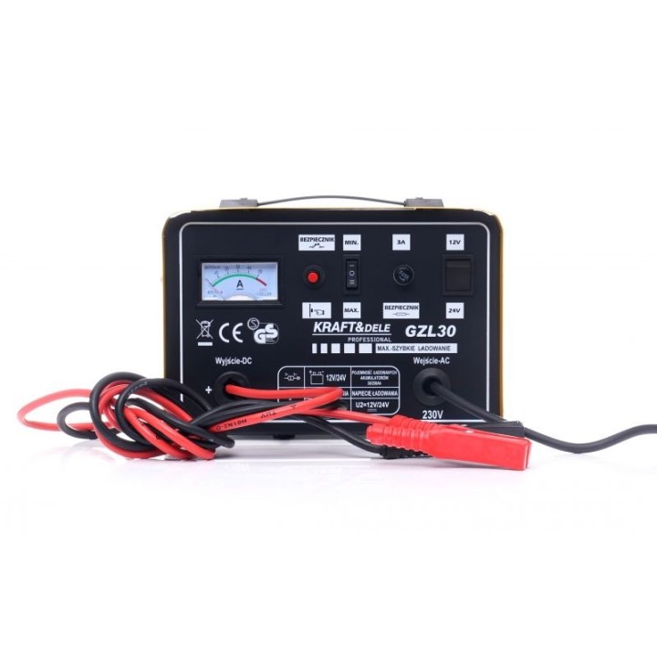 PROSTOWNIK MIKROPROCESOROWY AKUMULATOROWY 30A 90-250Ah 12/24V