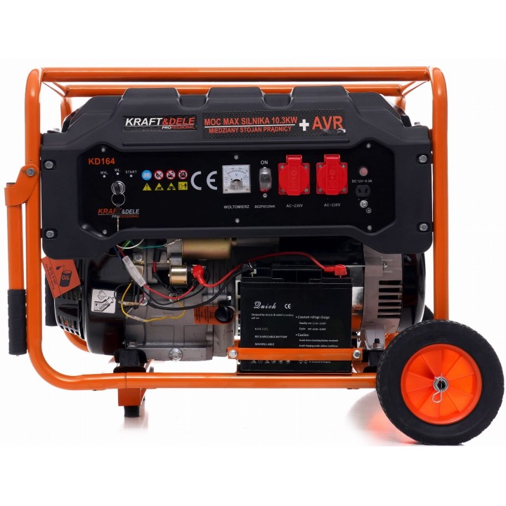 AGREGAT PRĄDOTWÓRCZY GENERATOR PRĄDU 5500W 230V 1FAZOWY ROZRUCH ELEKTRYCZNY