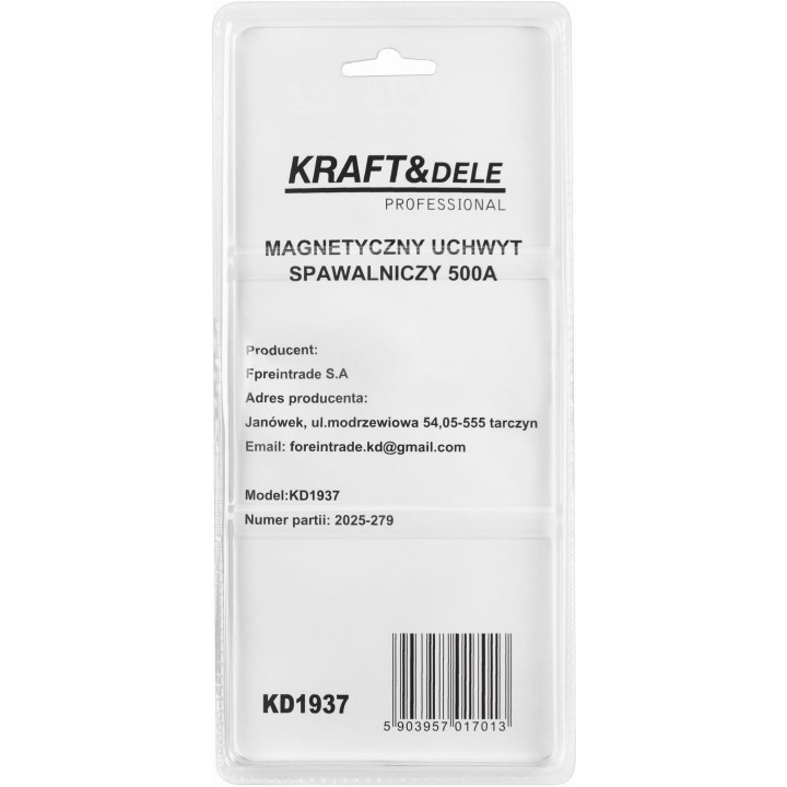 UCHWYT SPAWALNICZY MAGNETYCZNY 500A magnes