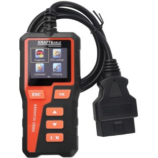TESTER DIAGNOSTYCZNY OBD II/EOBD KOMPUTER DO KASOWANIA BŁĘDÓW z wyświetlaczem