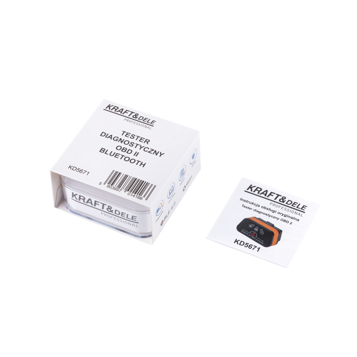 SKANER DIAGNOSTYCZNY OBD II Z BLUETOOTH mini BT + etui