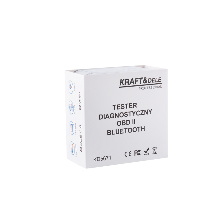SKANER DIAGNOSTYCZNY OBD II Z BLUETOOTH mini BT + etui