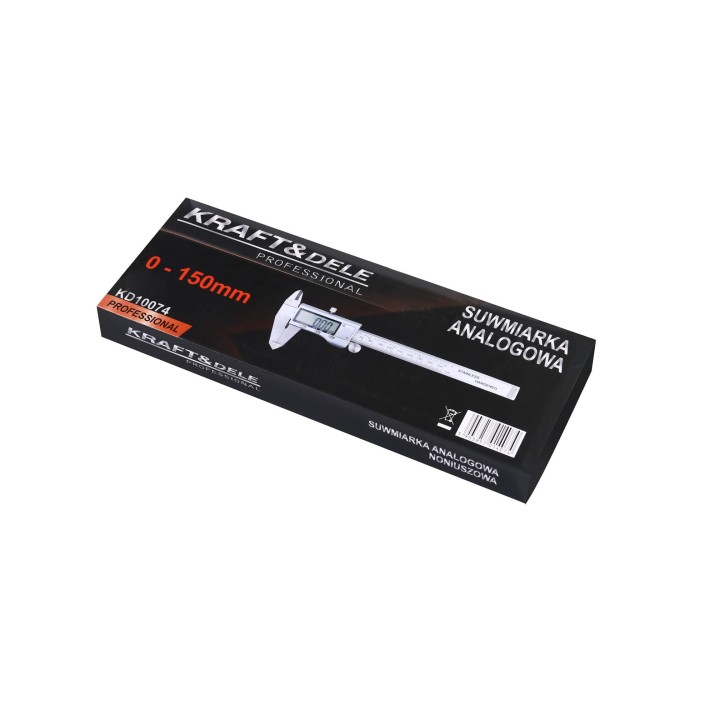 Elektroniczna suwmiarka cyfrowa 0-150mm milimetr z wyświetlaczem + etui