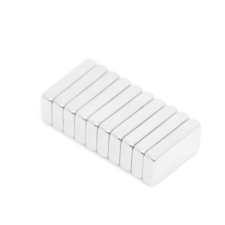 MAGNES NEODYMOWY PŁYTKOWY 10EL. prostokątny 10x5mm