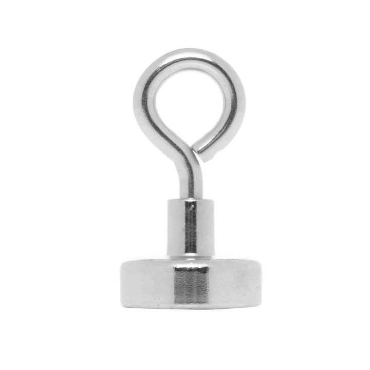 MAGNES NEODYMOWY OCZKOWY z oczkiem do 4kg 20mm 1 szt