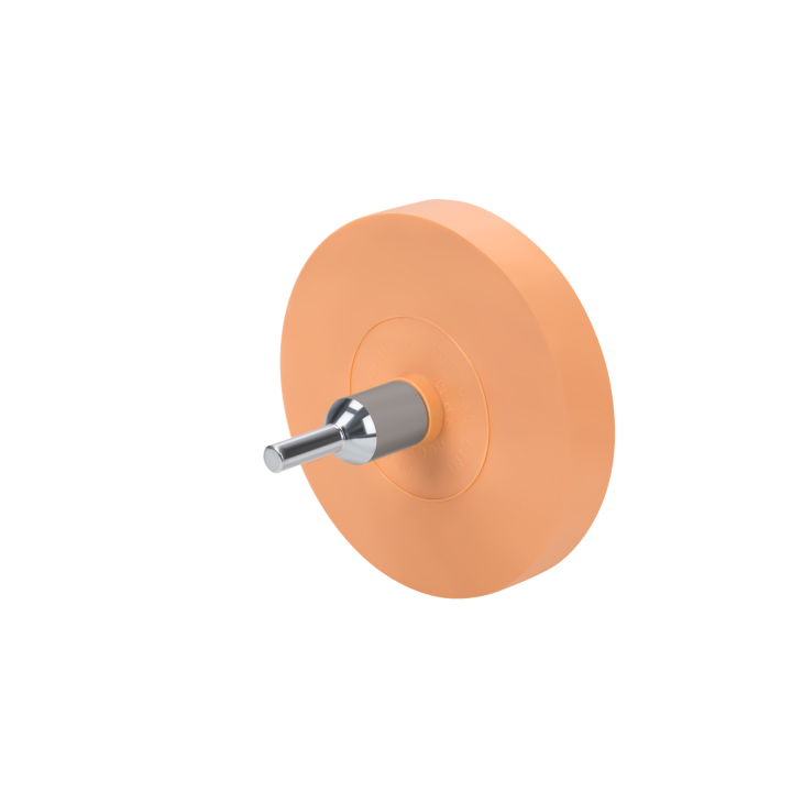 KRĄŻEK GUMOWY DO USUWANIA KLEJU śr. 88mm grubość 15mm gwint 8mm