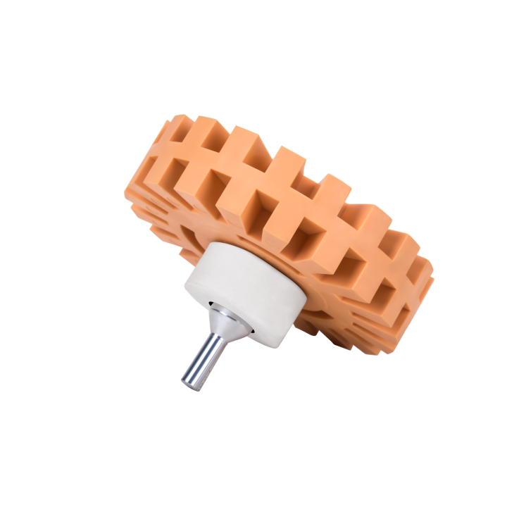 KRĄŻEK GUMOWY DO USUWANIA KLEJU na wkrętarke śr. 100mm gwint 8mm