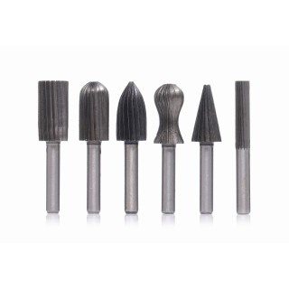 Frezy trzpieniowe do metalu 6szt. 6,3mm do frezarki fazowania