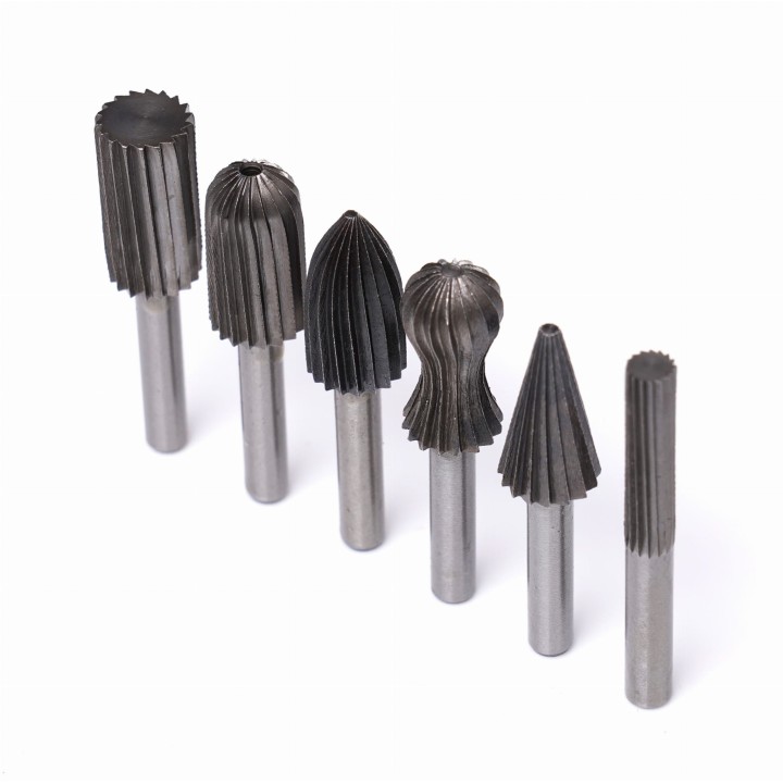 Frezy trzpieniowe do metalu 6szt. 6,3mm do frezarki fazowania