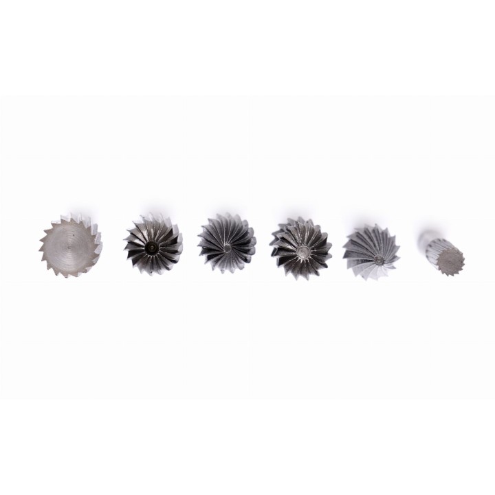 Frezy trzpieniowe do metalu 6szt. 6,3mm do frezarki fazowania