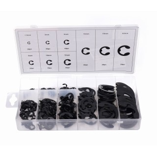 Zestaw do mocowania pierścieni zabezpieczających E-CLIPS 300szt. KD10484