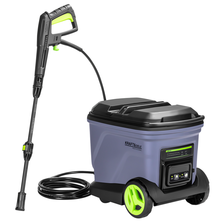 Myjka akumulatorowa ze zbiornikiem 20L 700W 42V 3000mAh 200bar 260l/h