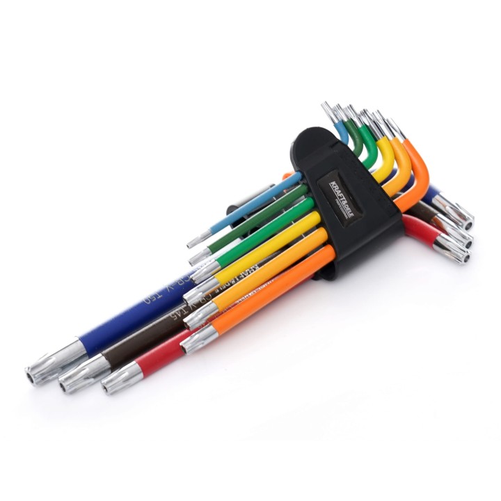 ZESTAW KOLOROWYCH IMBUSÓW TORX 9 EL. KD11930