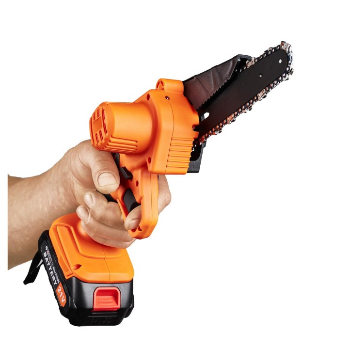 PIŁA ŁAŃCUCHOWA AKUMULATOROWA Gałęziówka 6" 21V mini + walizka