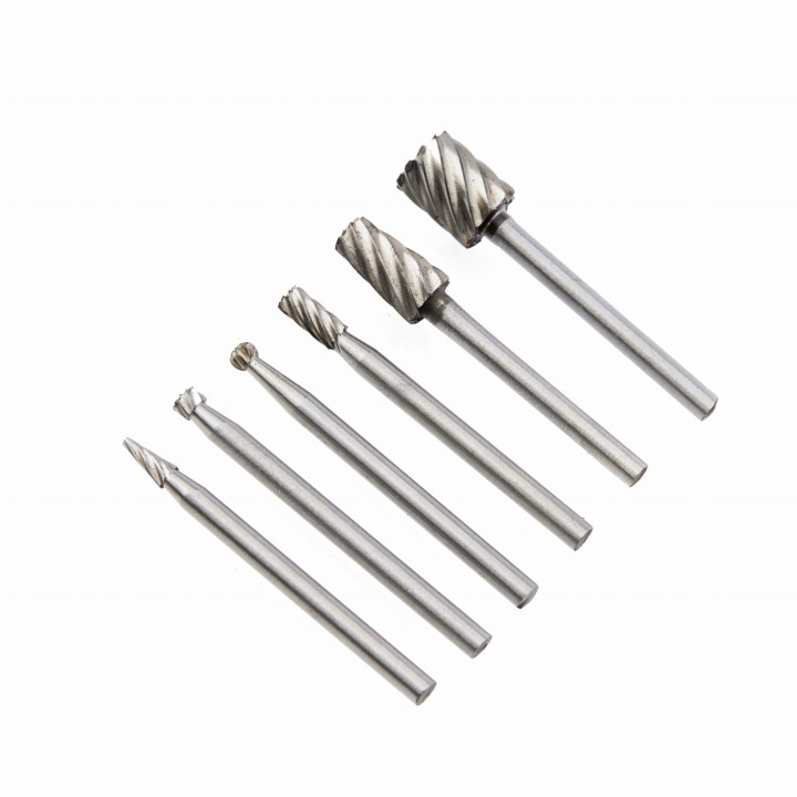 FREZY TRZPIENIOWE HSS DO MINISZLIFIEREK 3/2mm