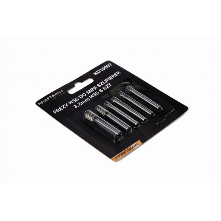 FREZY TRZPIENIOWE HSS DO MINISZLIFIEREK 3/2mm